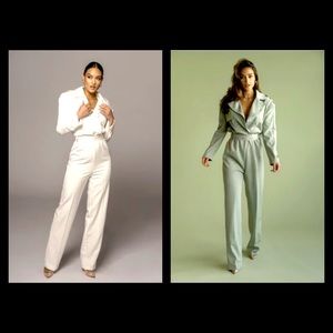 1 ivory jumpsuit from JLUXLABEL size Small never worn